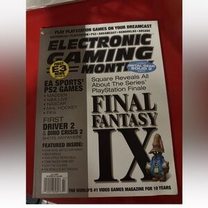 Electronic Gaming Monthly EGM Final Fantasy IX  #132 July 2000 Retro Gaming Y2K